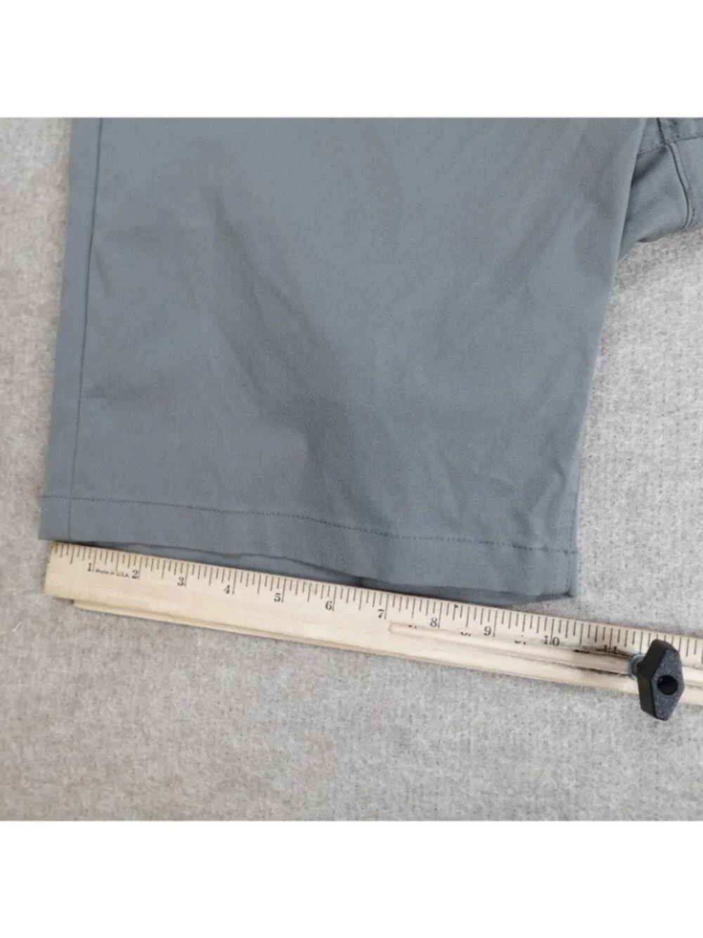 Proof Mens Shorts 34 Gray Solid 9